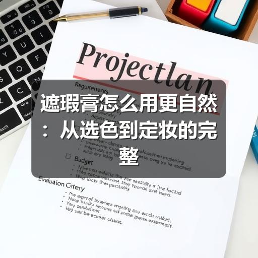 遮瑕膏怎么用更自然：从选色到定妆的完整技巧(图3)