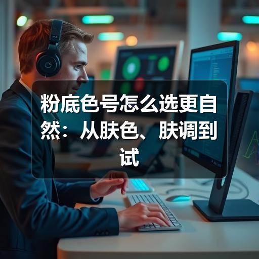 粉底色号怎么选更自然：从肤色、肤调到试色