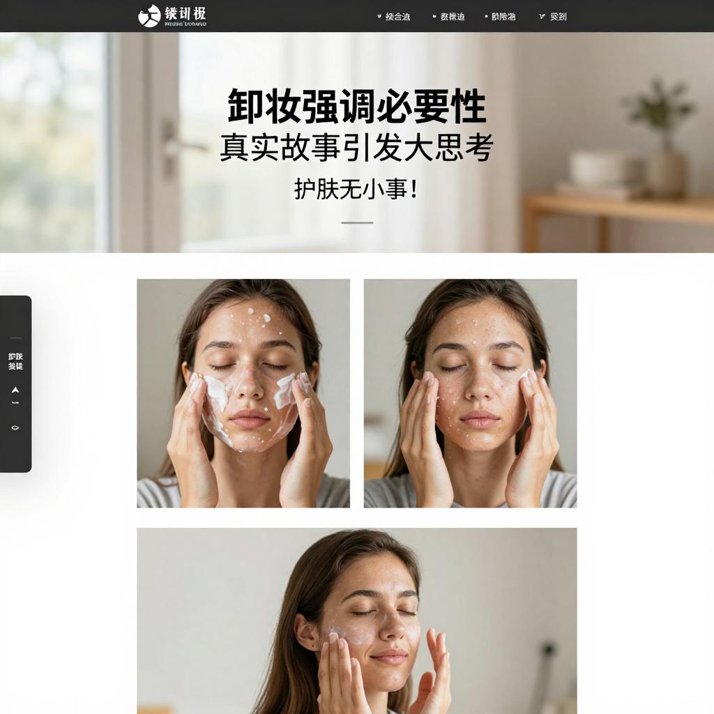 卸妆强调必要性：真实故事引发大思考，护肤无小事！ - ��ý���鱨��վ