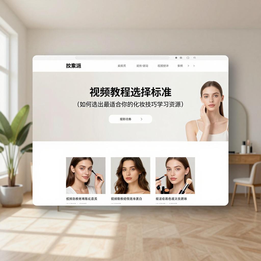 视频教程选择标准：如何选出最适合你的化妆技巧学习资源 - ��ý���鱨��վ