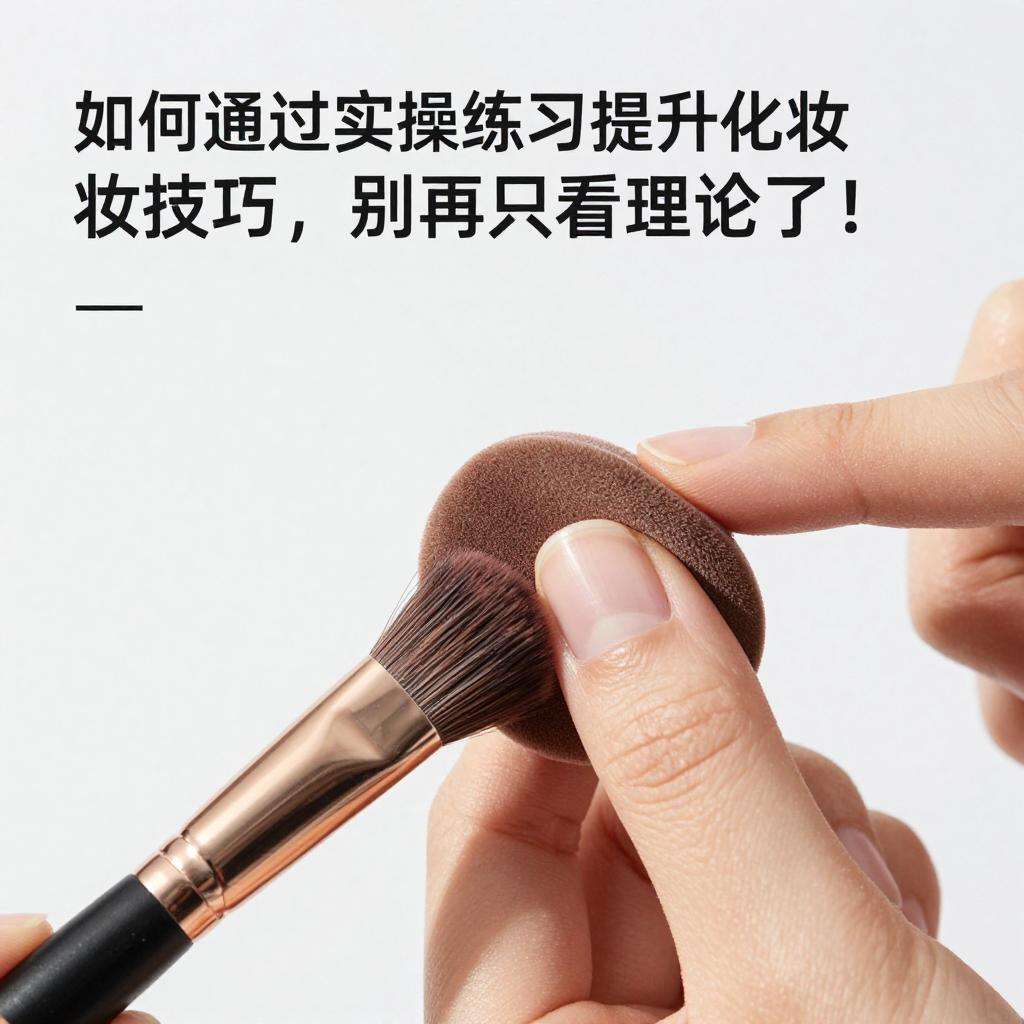 如何通过实操练习提升化妆技巧：别再只看理论了！(图2)