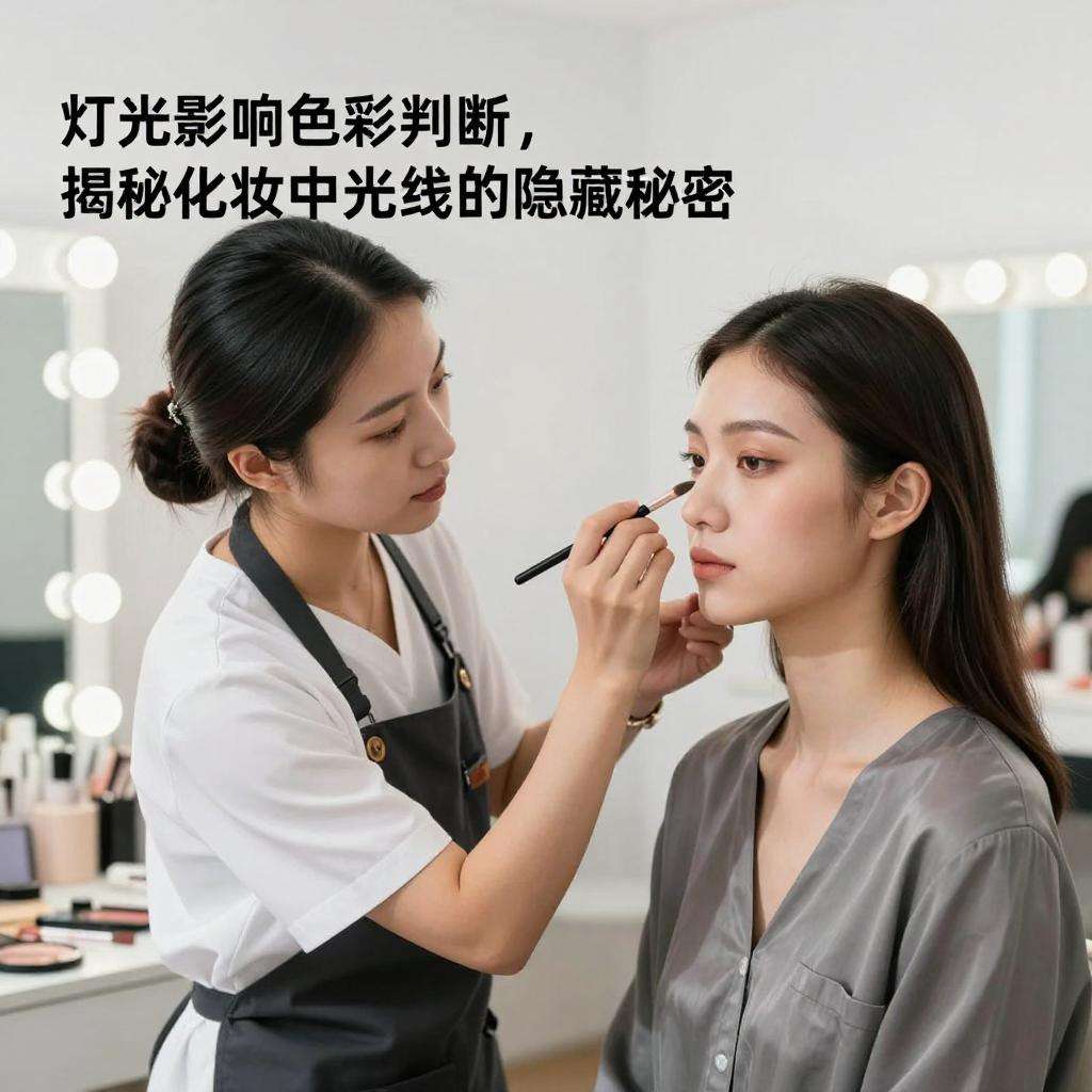 灯光影响色彩判断：揭秘化妆中光线的隐藏秘密(图1)