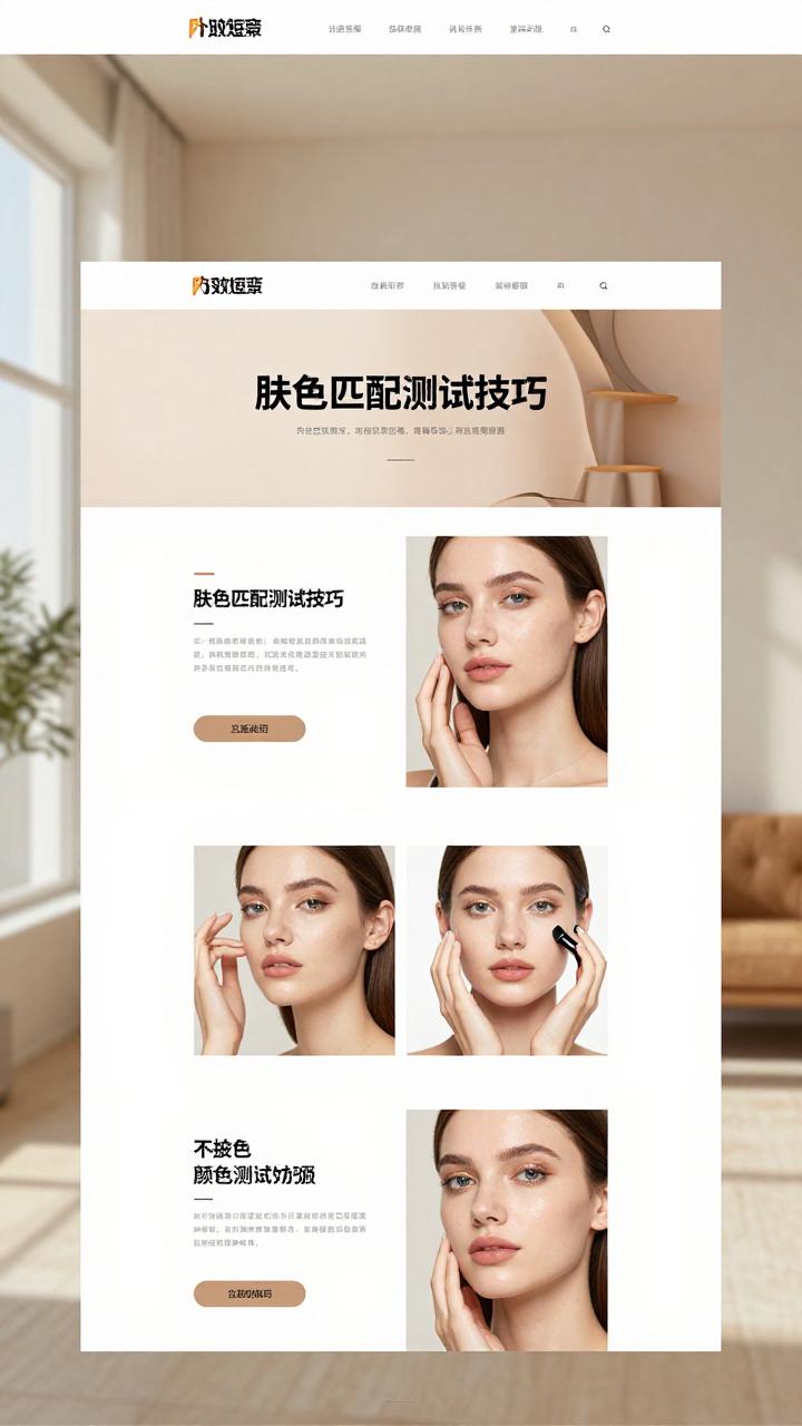 肤色匹配测试技巧：打造最适合你的完美妆 - ��ý���鱨��վ