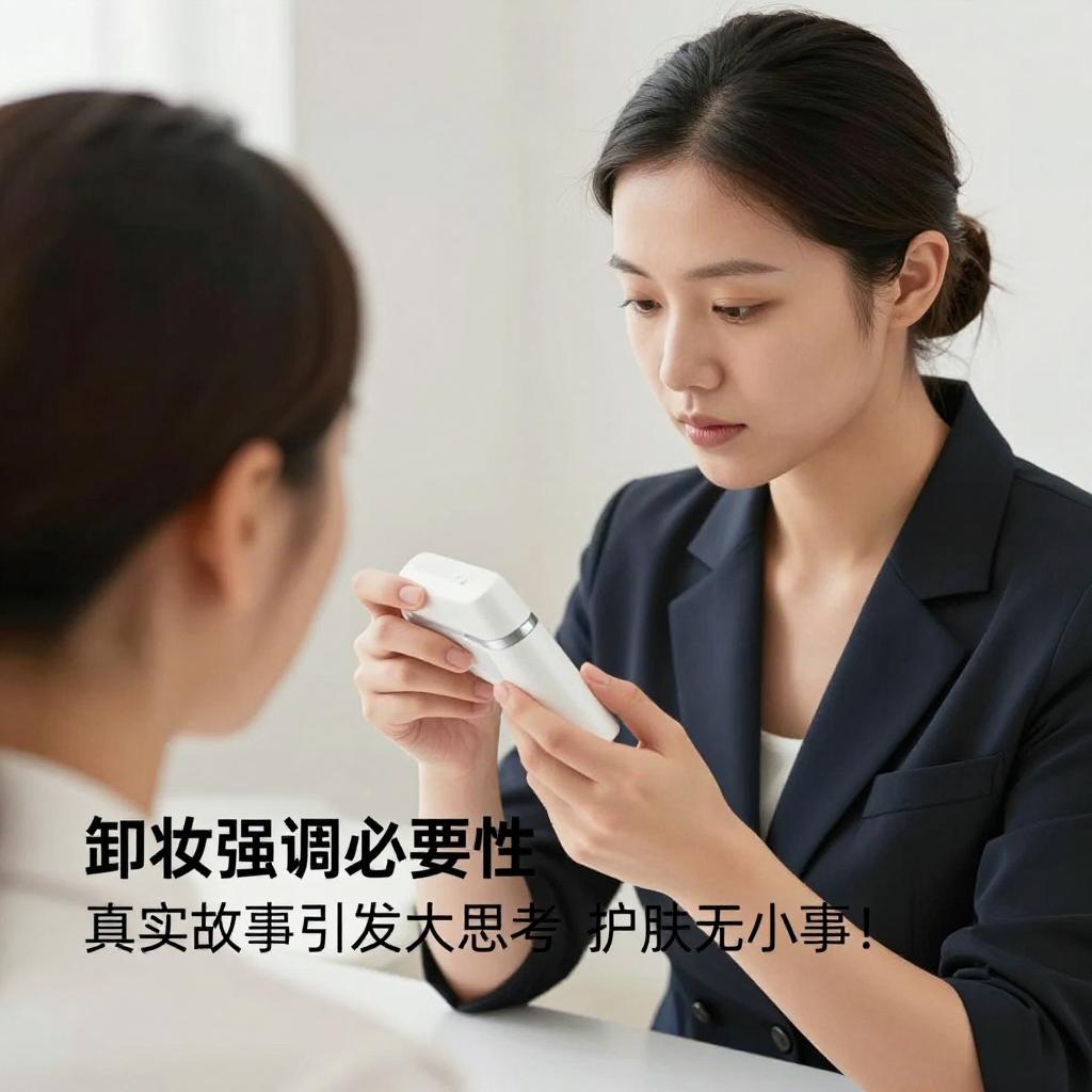 卸妆强调必要性：真实故事引发大思考，护肤无小事！(图1)
