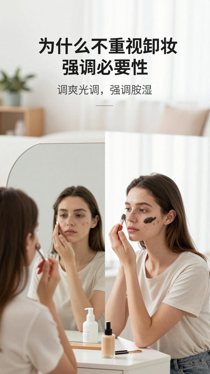 为什么不重视卸妆强调必要性？很多爱美的女孩可能觉得，简单用洗面奶清洗一下脸就足够 - ��ý���鱨��վ