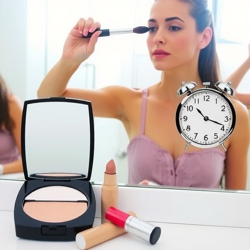 早八人快速化妆技巧：7分钟通勤脸，拍证件照都稳(图1)