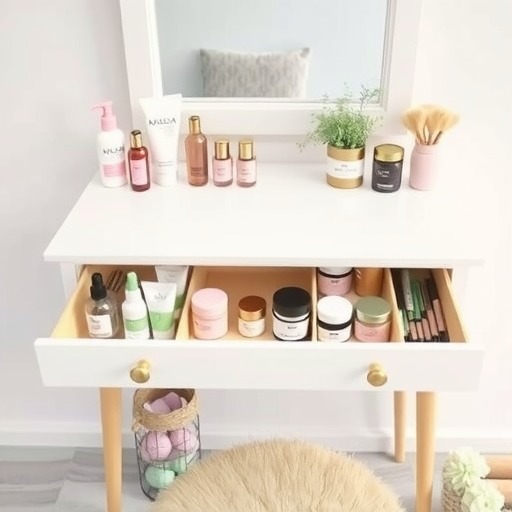 化妆品收纳技巧：让你的美妆空间井井有条(图1)