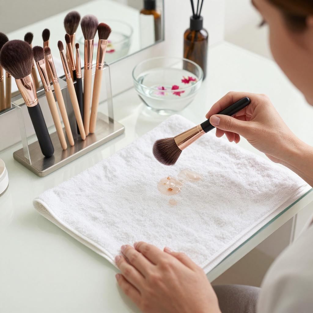 【刷具保养方法指南:打造干净卫生的化妆工具】(图1) 【刷具保养方法指南:打造干净卫生的化妆工具】(图1)