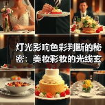 灯光影响色彩判断的秘密:美妆彩妆的光线玄机(图1) 灯光影响色彩判断的秘密:美妆彩妆的光线玄机(图1)