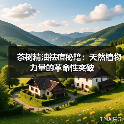 茶树精油祛痘秘籍：天然植物力量的革命性突