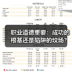 职业道德重要:成功的根基还是陷阱的坟场?(图4) 职业道德重要:成功的根基还是陷阱的坟场?(图4)