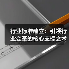 行业标准建立:引领行业变革的核心支撑之术(图2) 行业标准建立:引领行业变革的核心支撑之术(图2)