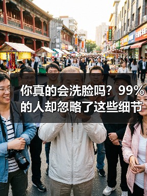 你真的会洗脸吗？99%的人却忽略了这些细节(图2)