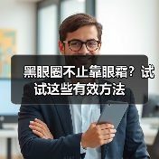 黑眼圈不止靠眼霜？试试这些有效方法(图3)