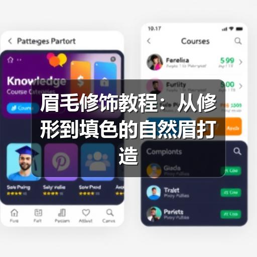 眉毛修饰教程：从修形到填色的自然眉打造方法 - 玄熵芸彩彩美妆网