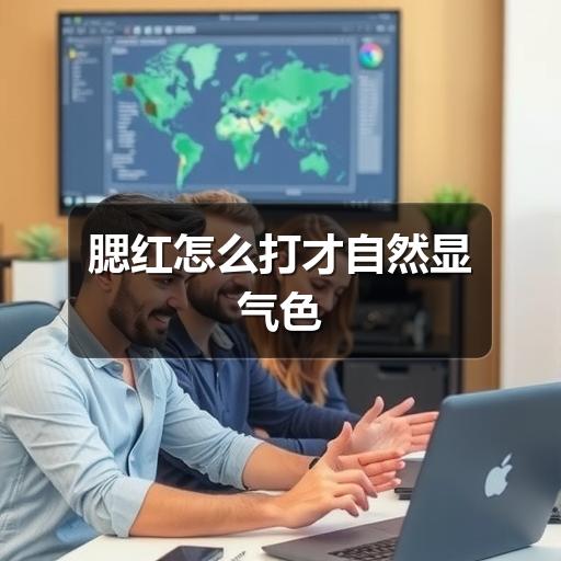 腮红怎么打才自然显气色
