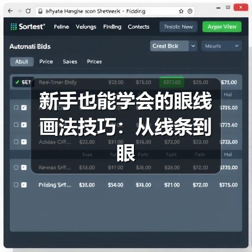 新手也能学会的眼线画法技巧：从线条到眼型