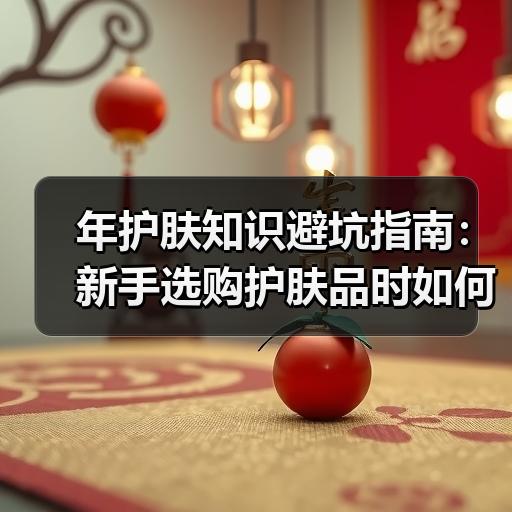 年护肤知识避坑指南：新手选购护肤品时如何